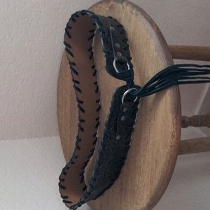 Matisse brown leather belt.